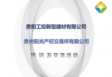 送服務(wù)進(jìn)企業(yè)  提升服務(wù)質(zhì)量——貴州陽(yáng)光產(chǎn)權(quán)赴貴陽(yáng)工控新型建材有限公司開展招標(biāo)采購(gòu)業(yè)務(wù)培訓(xùn)交流會(huì)